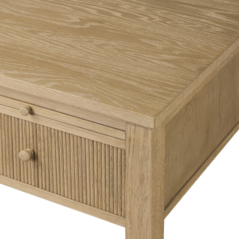 Executive Desk, Light Weathered Oak