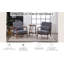 Chaise d'appoint Mid-Century, fauteuil de lecture rembourré avec structure en bois massif
