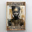 «Black Woman Its Not About Being Better», impression sur toile tendue-266445765