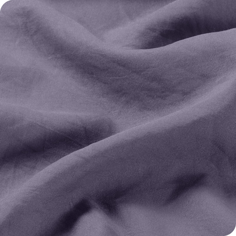 Washed Ultra-soft Microfiber Sheet Set, Twin XL Sheet Set with 1 Pillowcase, Dusty Purple