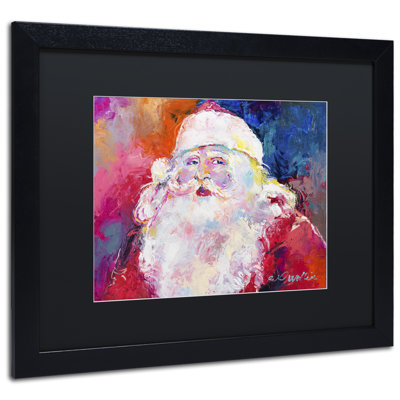 « père noël », impression sur toile