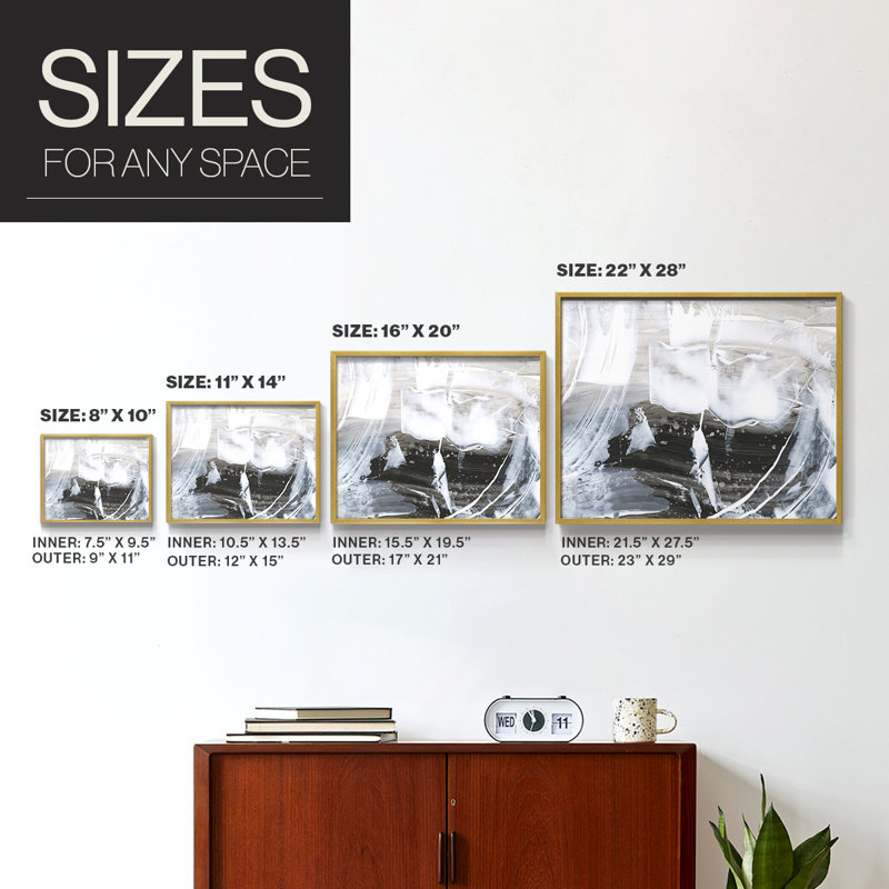 Blizzard Conditions IV -Framed Print - Restickable, 8" H x 10" W