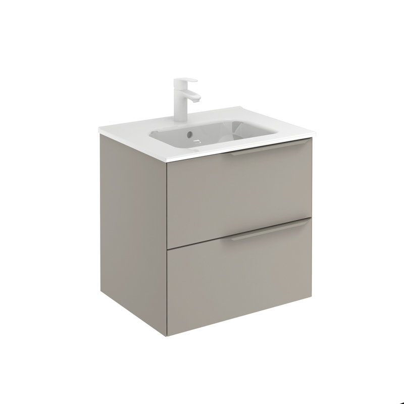 Ensemble de meuble-lavabo simple 24 po Mio, Sable mat