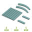 Repose-pieds pliable en plastique PEHD Adirondack-891781476