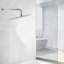 Pomme de douche réglable en acier inoxydable-93720086