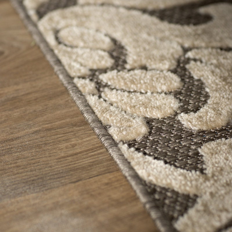 Ostrom Performance Damask Rug, Rectangle 8' x 11'2"