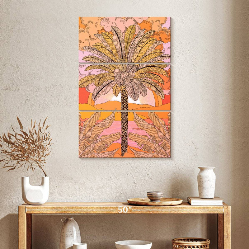 Palmier orange Harnek, H 38 po x l 24 po