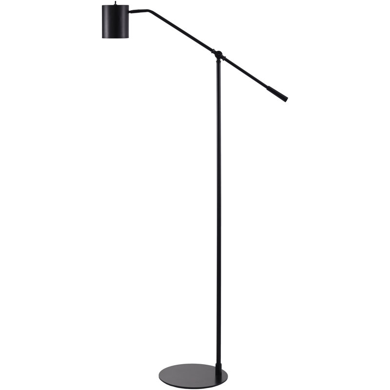 Lampe sur pied Earmon, Noir