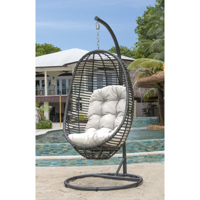 Chaise de balançoire avec support