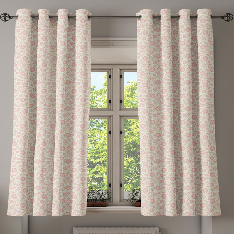 Sateen Blackout Curtain Pair, 50" W x 54" L