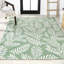 Tapis crème / vert Kelita Nevis Palm Frond-70302817