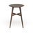 Mid-Century Modern Round Wooden Bar Table – 42" High Bar Table with Tapered Legs for Kitchen, Dining Room or Home Bar, Natural Walnut-1402887710-1391622639