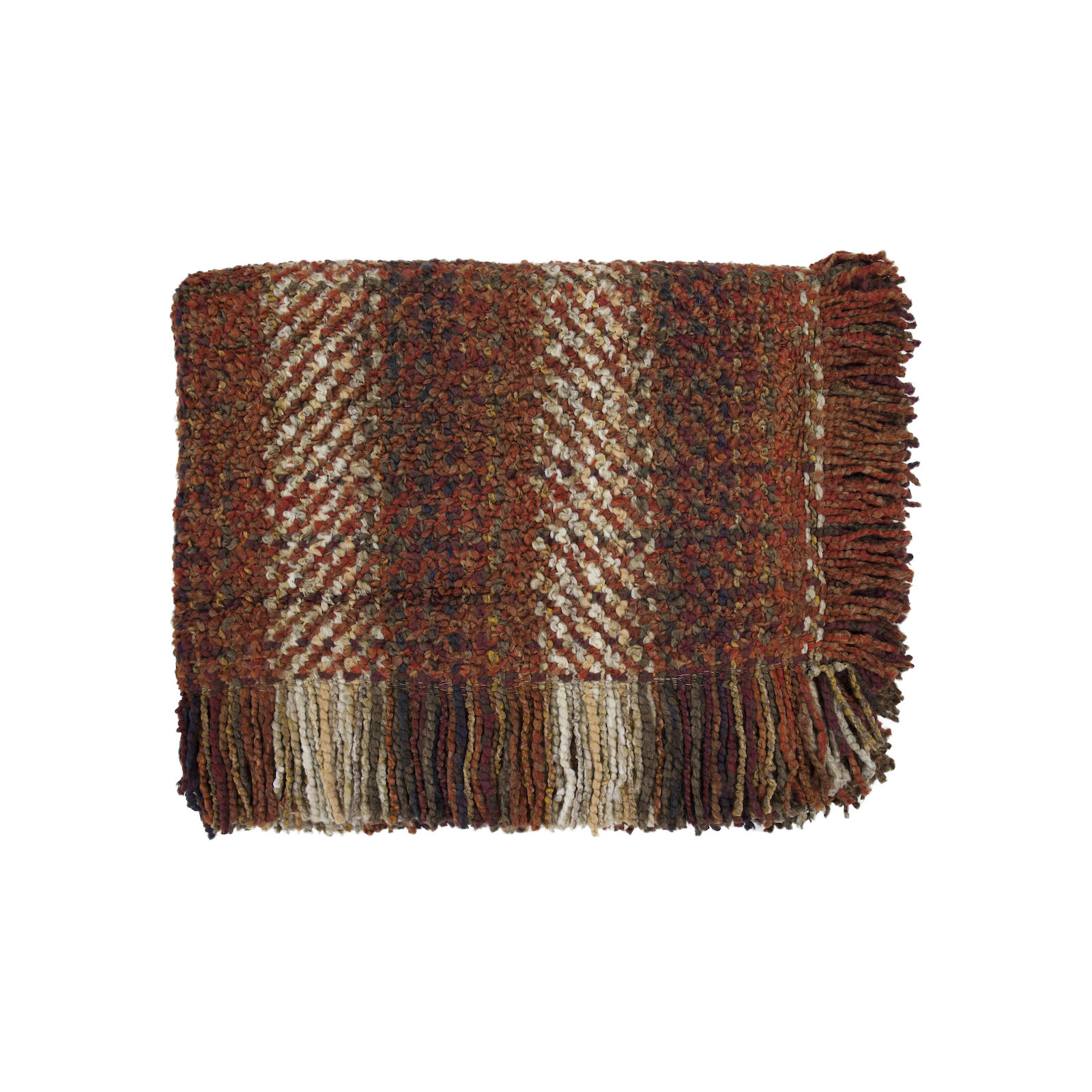 Fernie Machine Woven Throw Blanket, Russet