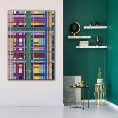  «Scaffold In Color 1» par Laura Gibson, art mural sur toile, 40 po x 60 po