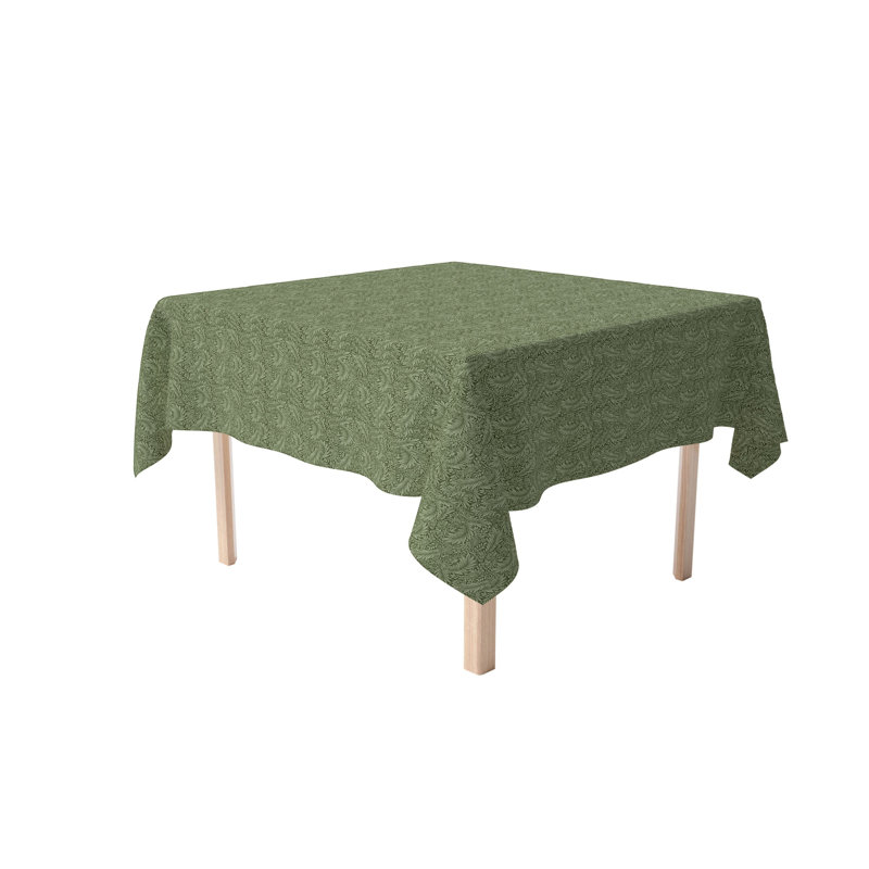  Square Tablecloth, 100% Cotton, Floral 83