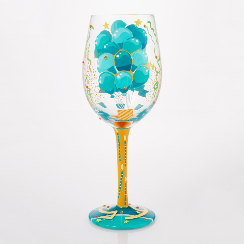 Verre à vin Lolita «Happy 65th Birthday»