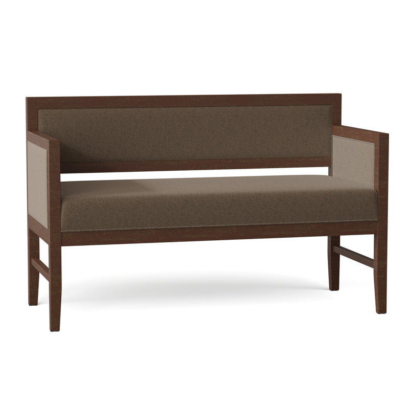 Snyder Upholstered Bench, Bark (8789 06), Walnut