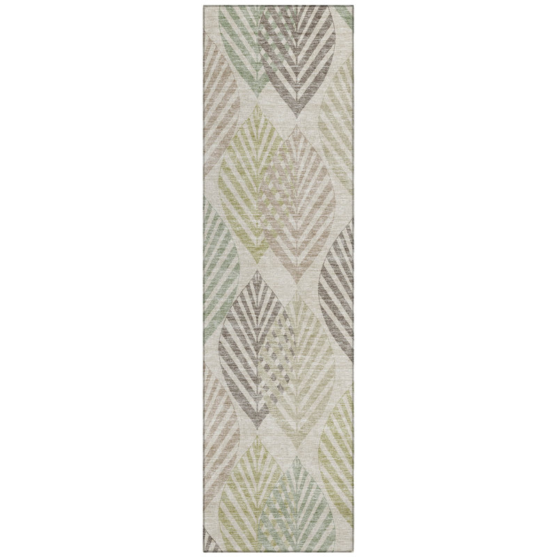 Neysa Floral Indoor / Outdoor Rug, Runner 2'3" x 7'6"
