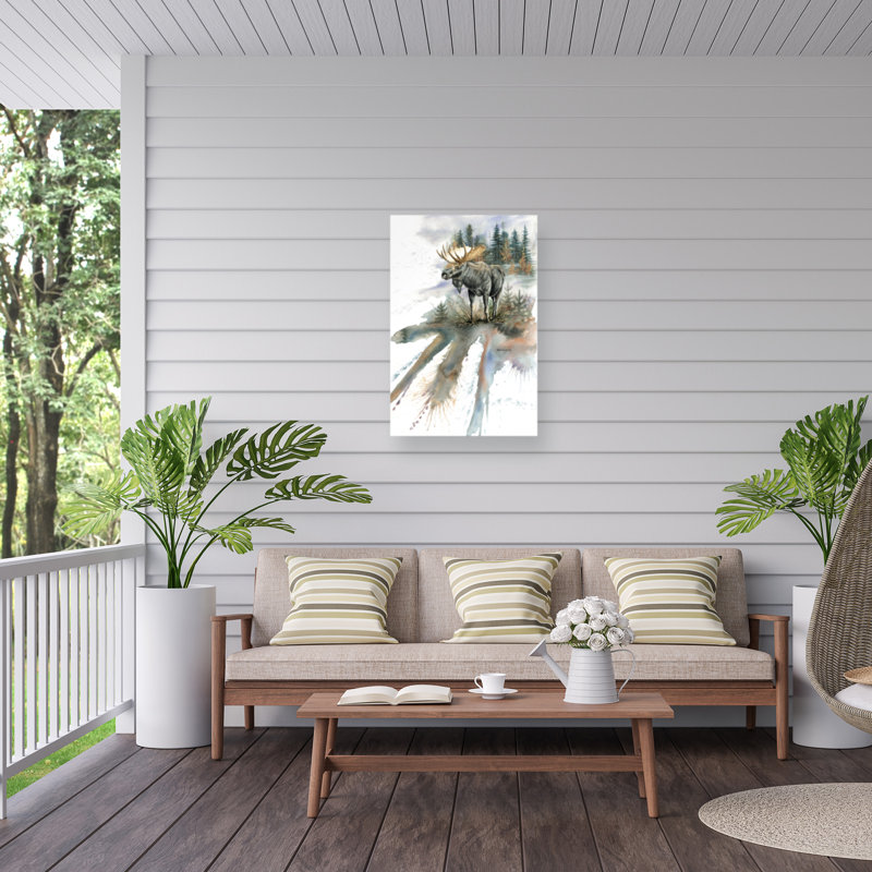Toile d'extérieur Dave Bartholet Woodland Majesty, H 30 po x l 47 po