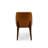Modern Genuine Italian Leather Upholstered Dining Chair with Oak Legs