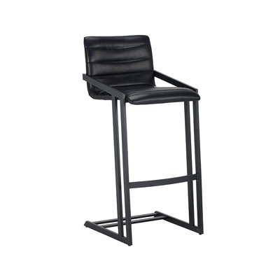 Webber Upholstered Stool with Metal Frame