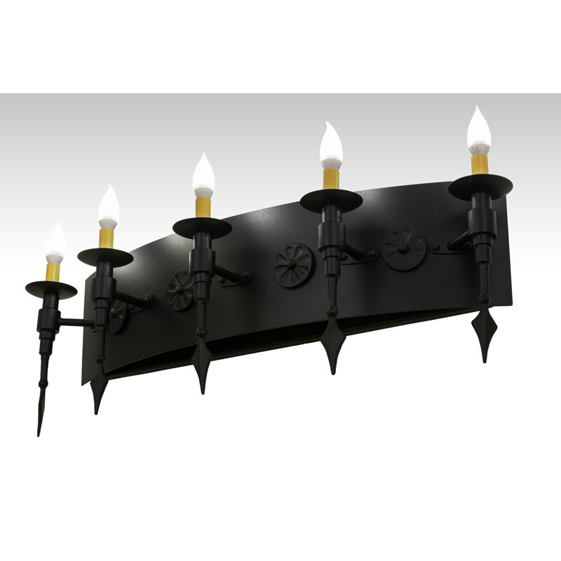 Rustic Lodge 5 - Light Candle Wall Light