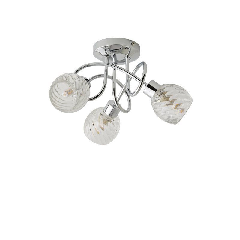 Donelson Glass Semi Flush Mount