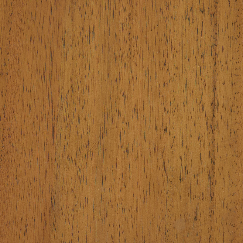 Table basse à piédestal Moreen Jaylon, Bois d'hévéa bruni
