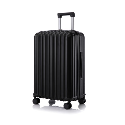 20 po / 24 po / 28 po 3 pièces / ensemble en valise à roulettes ABS, valise de transport, avec porte-gobelet et port USB et support pour téléphone