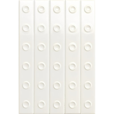 Punto Down Glossy 2" x 12" Linear Mosaic Tile