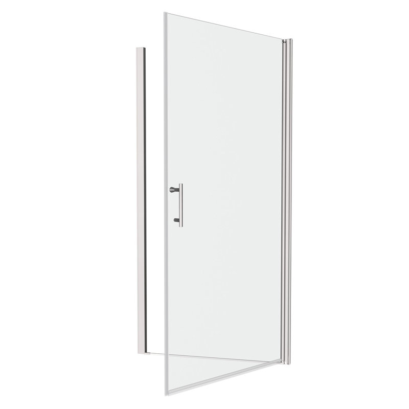 Universal Pivot Shower Door, Chrome