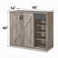 Buffet décoratif 2 portes Speer en chêne gris rustique