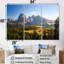 Couvert de montagnes, Dolomites en Italie - ensemble d'art mural Italie-107743631-107743633