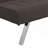 Wood Frame,Stainless Leg,Futon,Sofa Bed Espresso