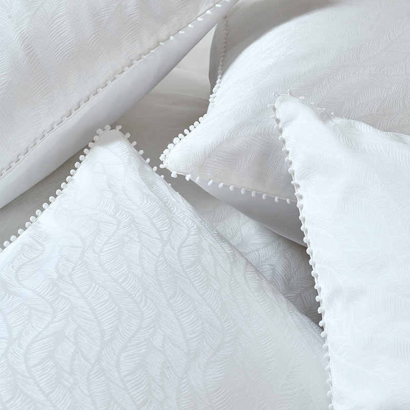 Housse De Couette Alula Blanc Satin De Coton