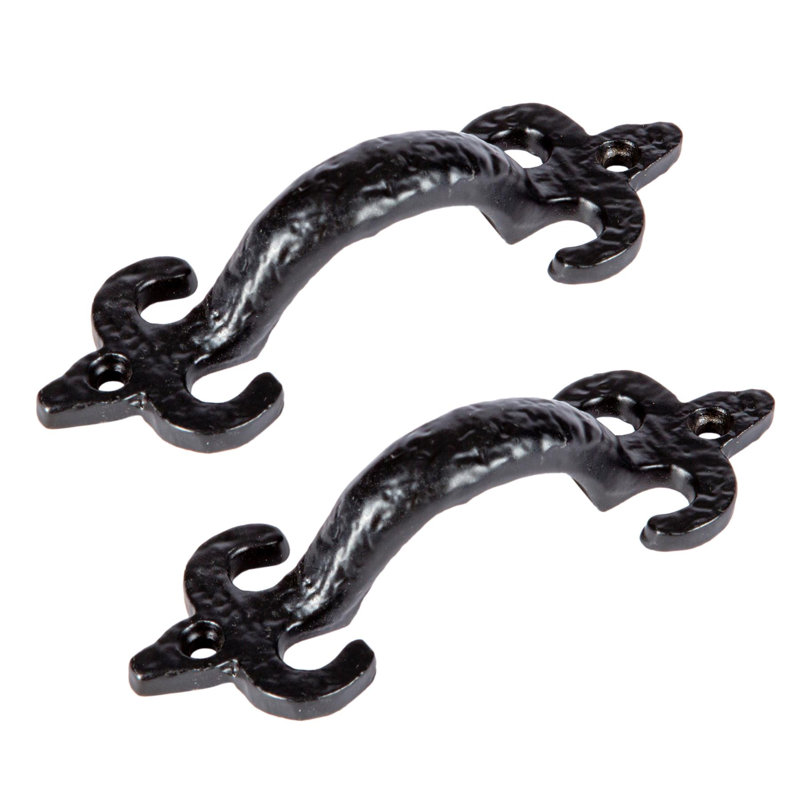 Hammer & Tongs Antique Fleur De Lis Door Handle 