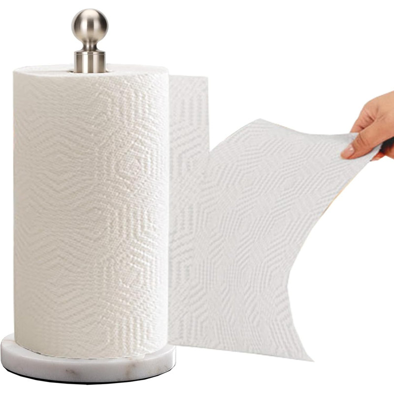 Porte-serviettes en papier avec base en marbre