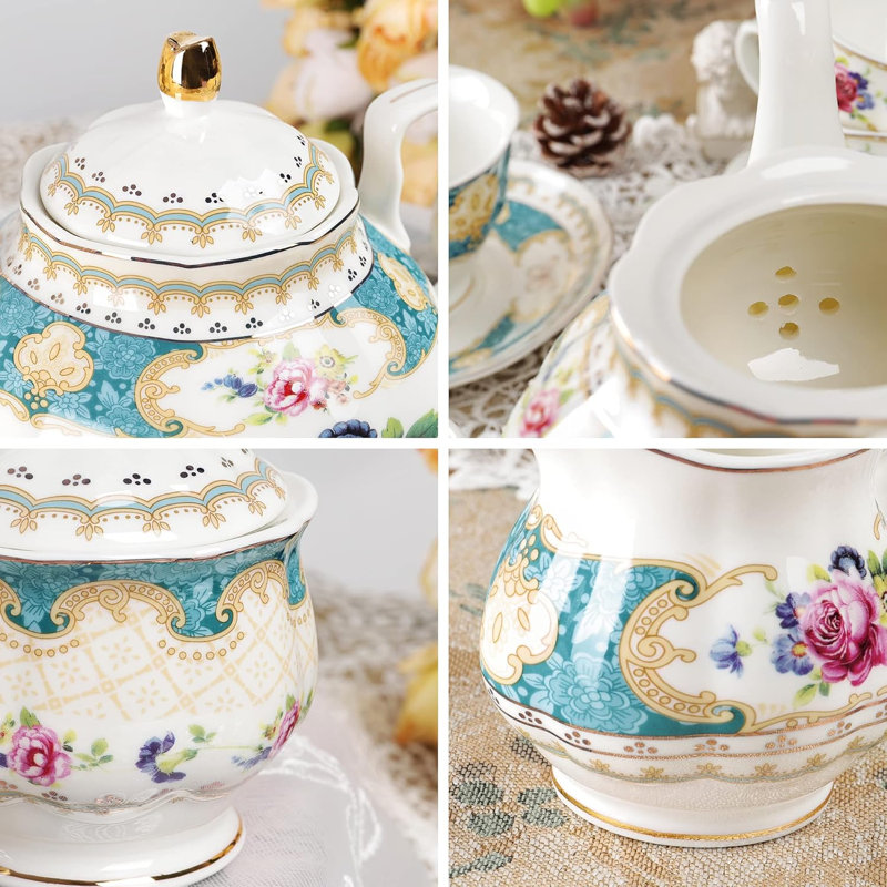 Service à thé en porcelaine européenne
