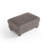 Ermia Modern Upholstered Faux Fur Square Ottoman-111687808