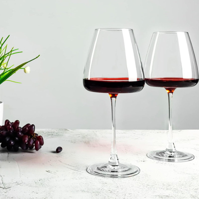 Cet ensemble comprend 8 verres à vin de 12 oz et 6 verres à vin à pied de 19,5 oz, parfaits pour organiser des dîners élégants ou des soirées douillettes.