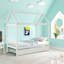 Lit simple House avec lit gigogne, blanc-1191968870-1185869169