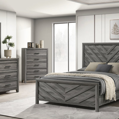 Lit simple Denver de style moderne avec tête de lit sophistiquée et confort ultime, parfait pour les chambres contemporaines.