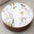 35.4" Round Faux Marble Tabletop Coffee Table