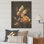 Papillons dorés et noirs Essence Blooms II - Animal papillon sur bois