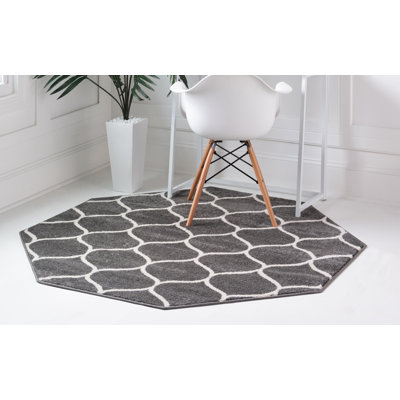 Tapis gris foncé Lllan