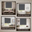 Blackout Roller Blind, Trimmable Cut-to-Size Window Shade, Custom Fit for Light Control & Privacy-2023317603-2023318421