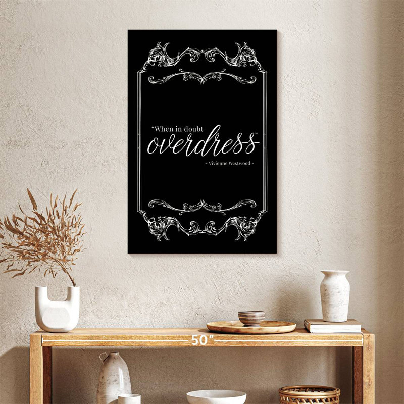 Tergel Overdress Typography, 36" H x 24" W