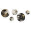 Marbled Japonaise Landscape I - Abstract Marble Metal Wall Décor