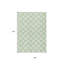 Tapis intérieur lavable à pois vert menthe 8 pi x 10 pi
