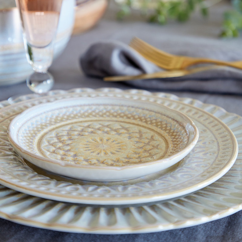 Cristal Stoneware Bread And Butter Plate